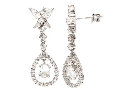 Rhodium Plated | Fashion Earrings